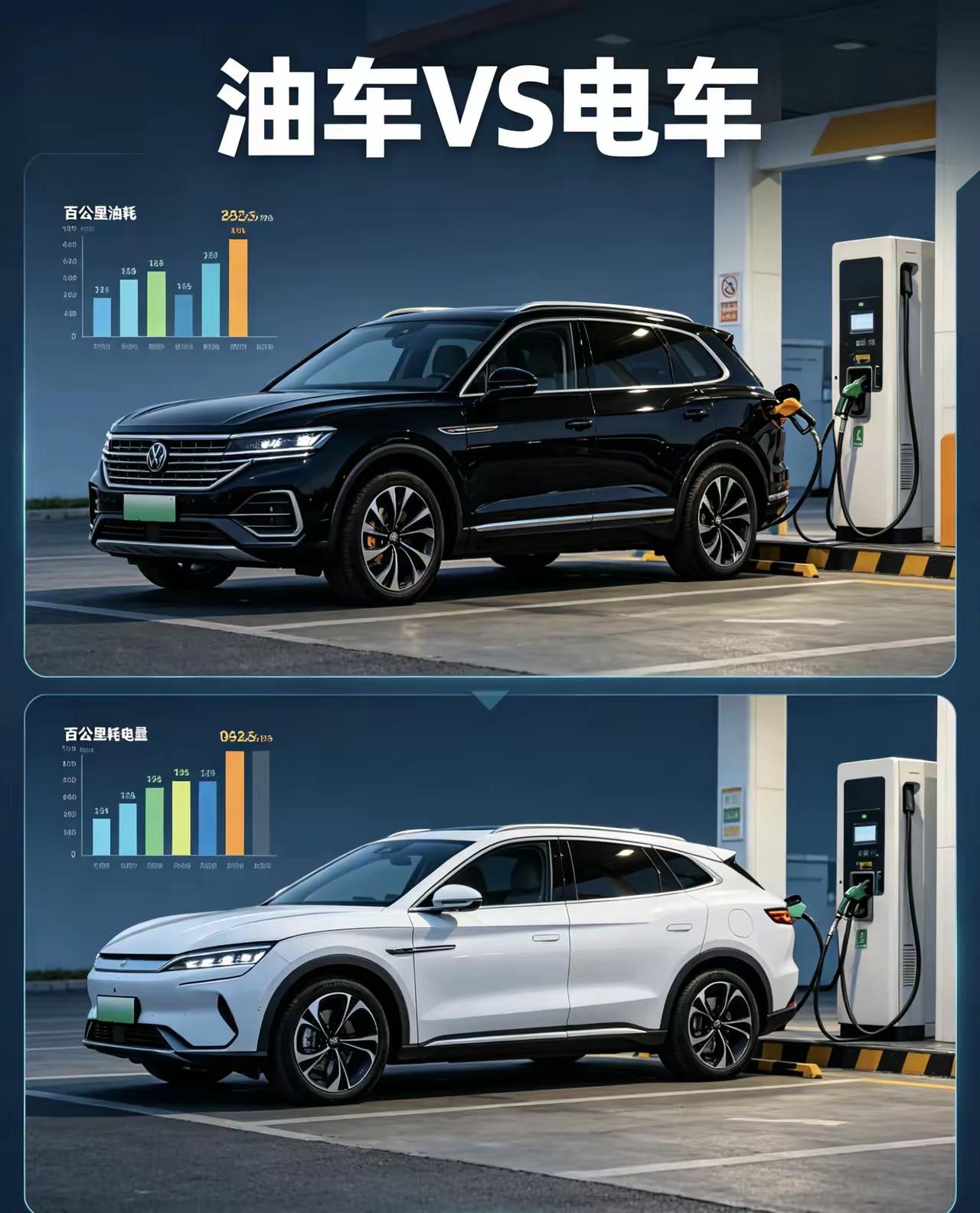 30万车开10年！电车、油车、混动真实总账，差距太明显了一直纠结家用车选油