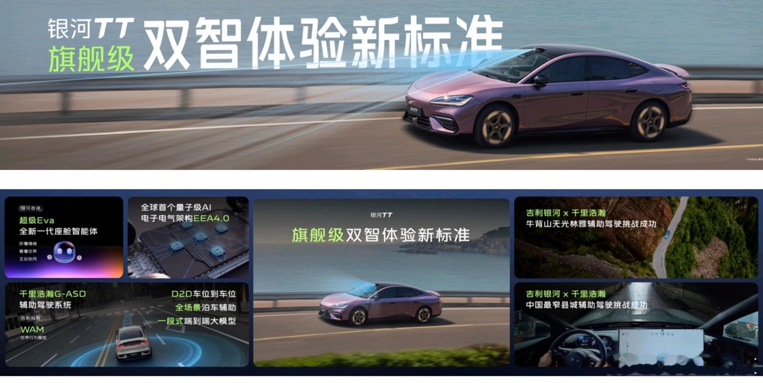 #吉利银河TT上市价12.99万起#9月10日，吉利银河TT正式上市，上市15分钟大定突破10000