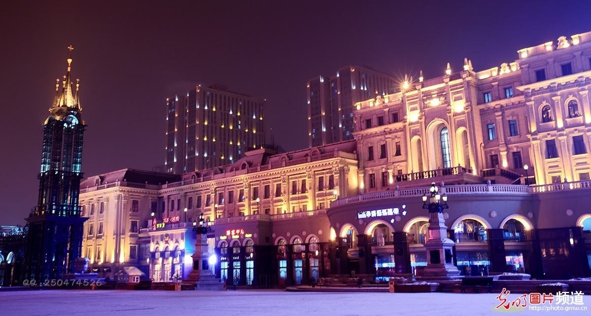 5哈尔滨的夜景,一个字——美!