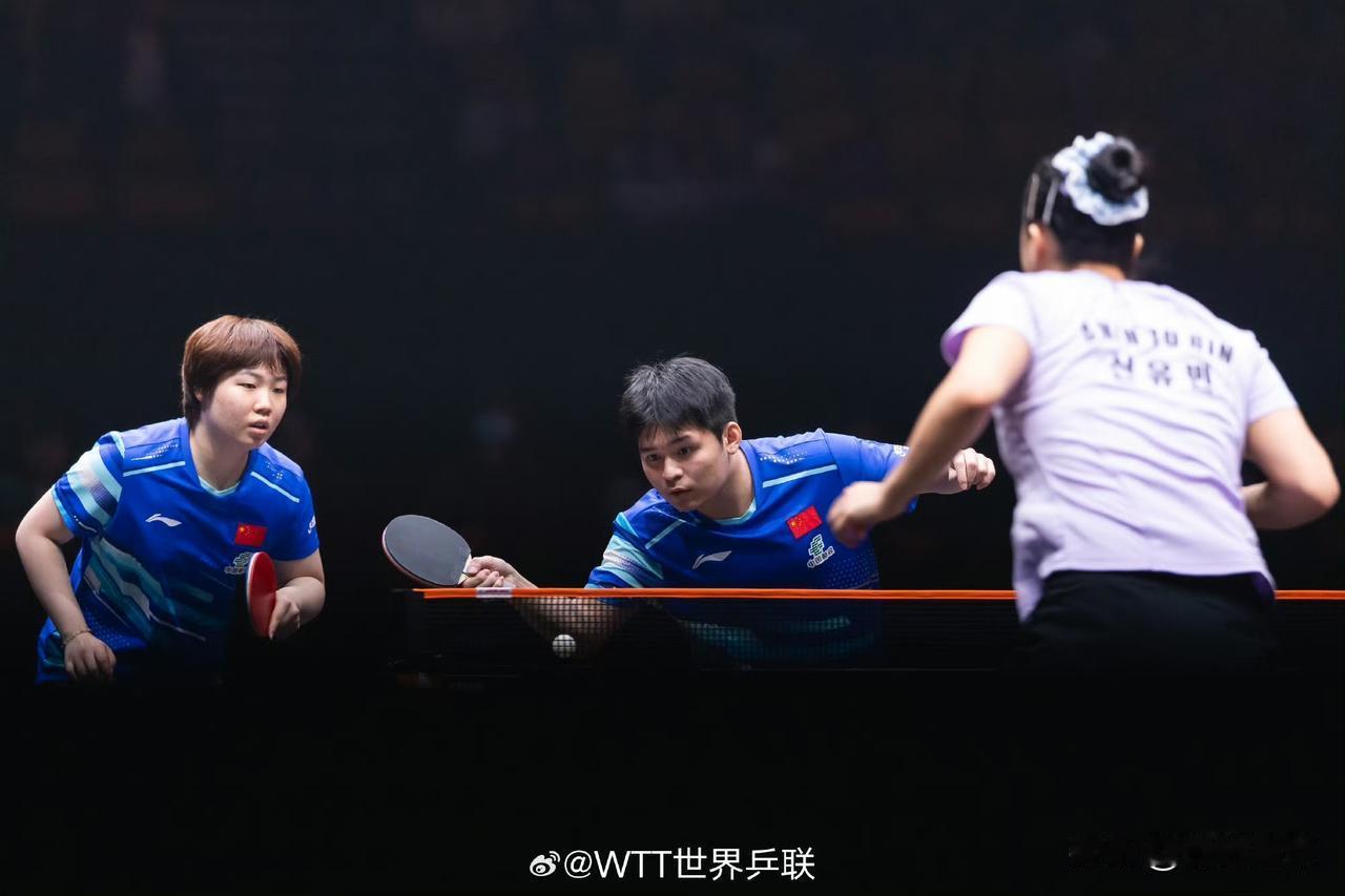 动漫输球后，终于明白：王励勤为啥要重启“莎头组合”了！动漫输给林钟勋/申裕斌，