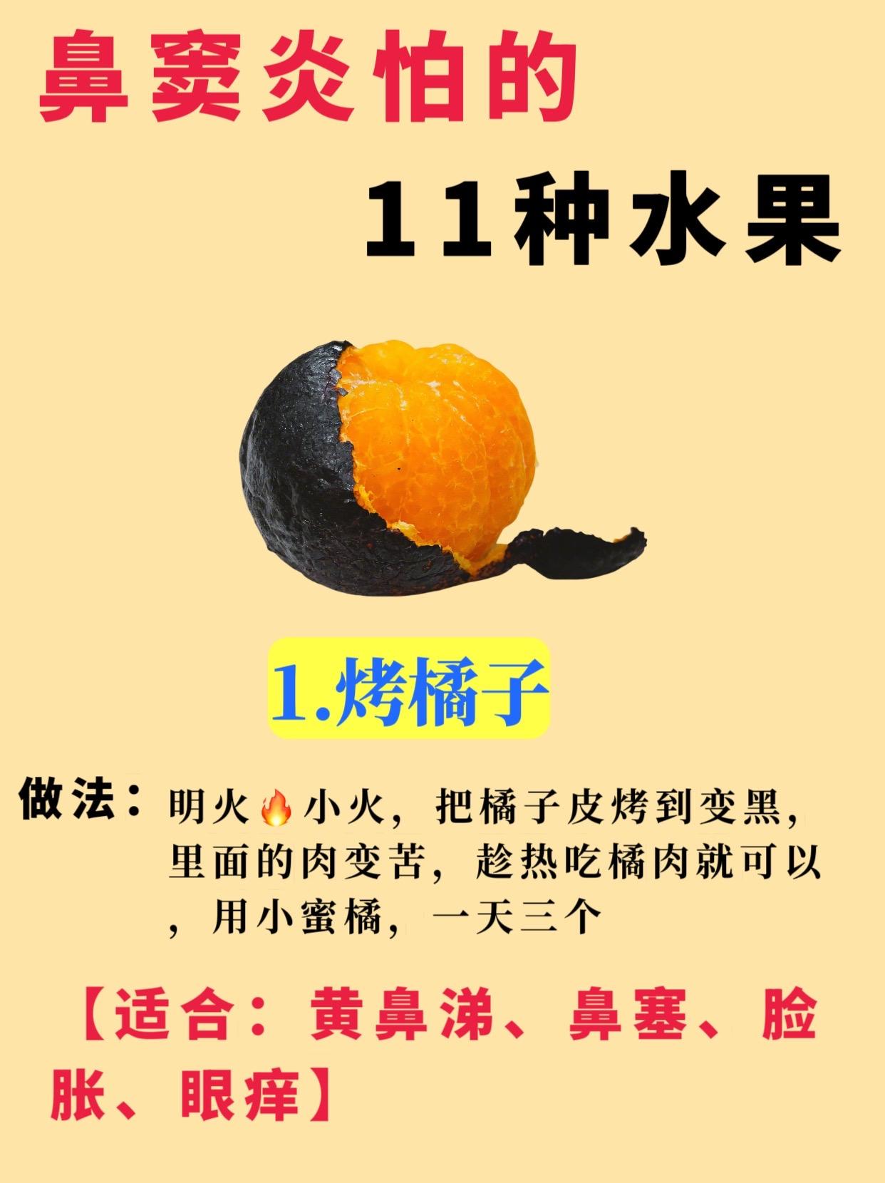 鼻窦炎怕的1⃣1⃣种水果｜立夏多吃。