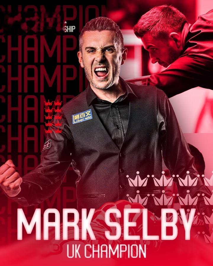 斯诺克英锦赛: 塞尔比10-8击败特鲁姆普, 生涯第三次夺冠!