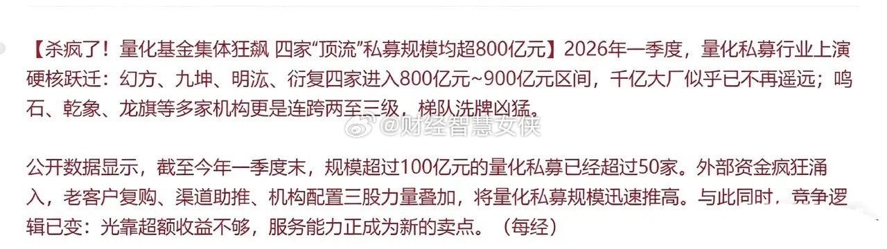 量化围猎下的散户困局：为何我们非要在中小盘里“送人头”？量化私募狂飙，幻方、九坤