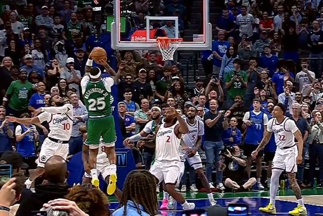 差一点又一场绝杀超时了进入加时快船vs独行侠