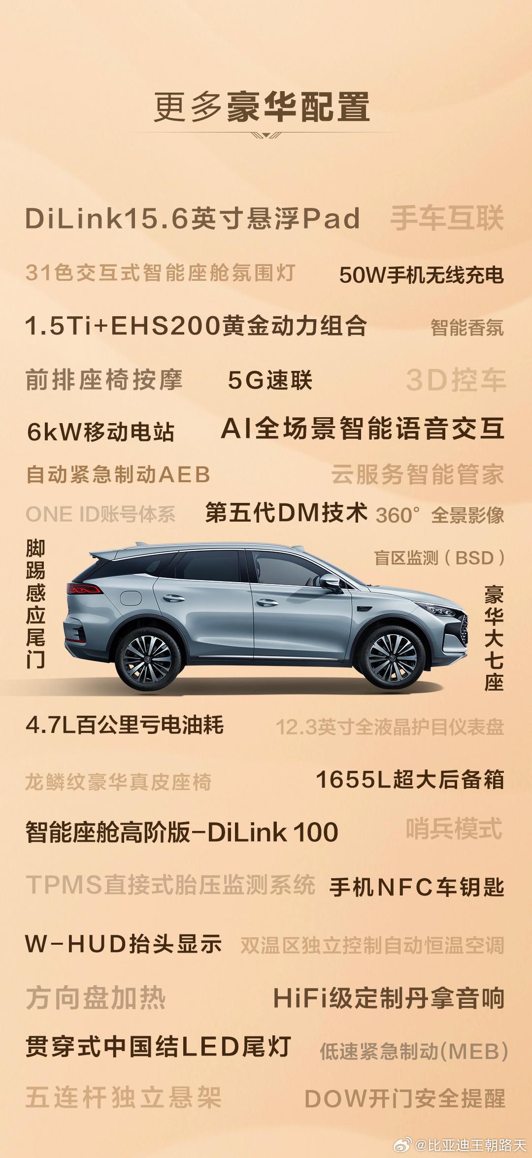 全新比亚迪唐DM-i智驾版175KM长续航版正式上市，价格直接打到17.98万起