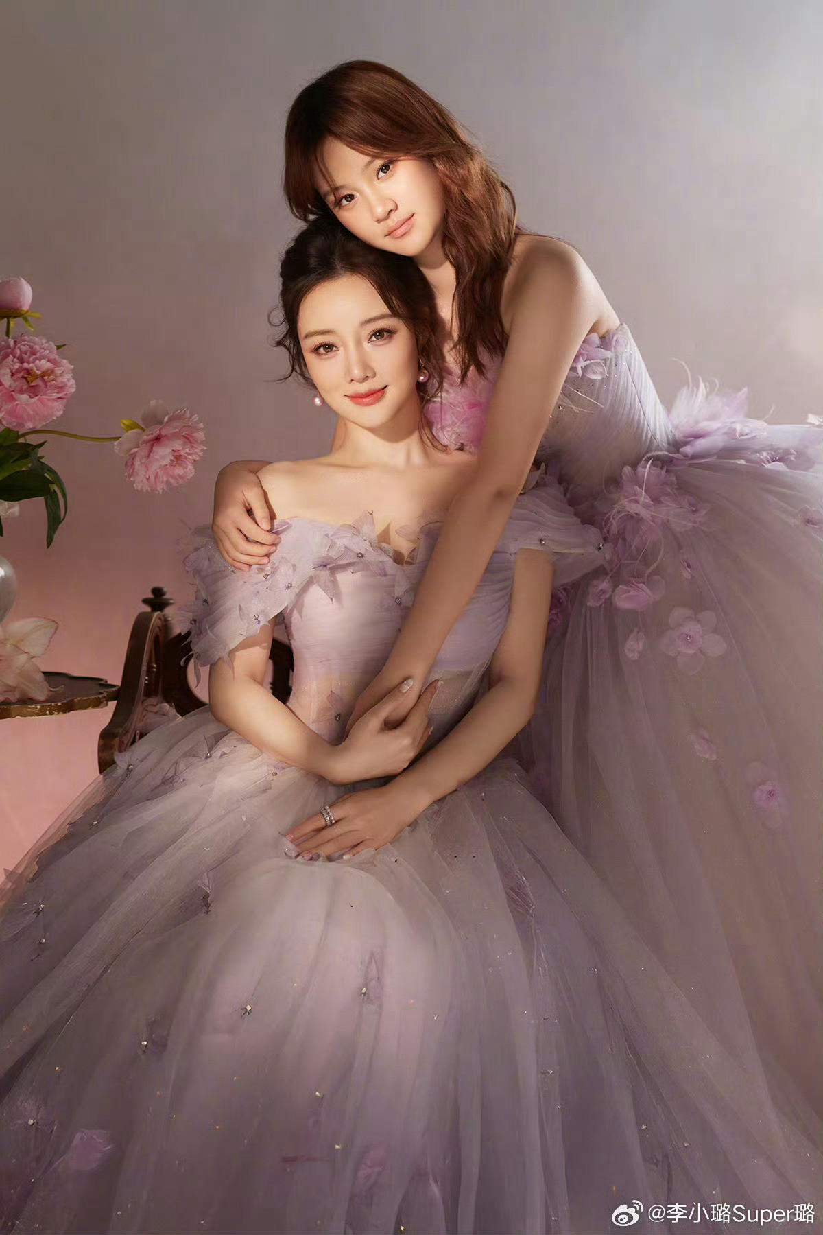 甜馨李小璐一起拍生日写真​​​