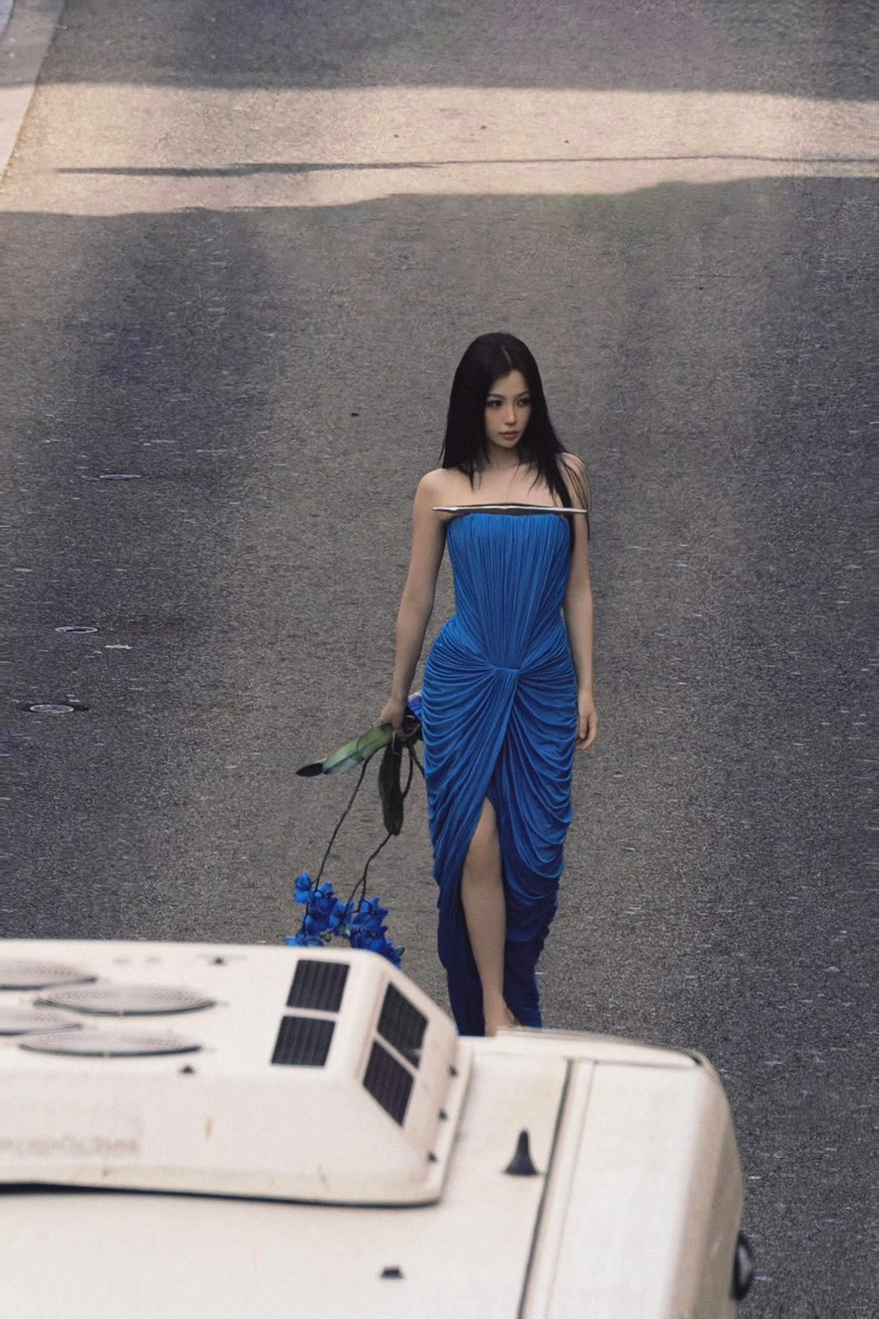 妈妈...好绝的蓝色战袍啊啊啊太美了虞书欣