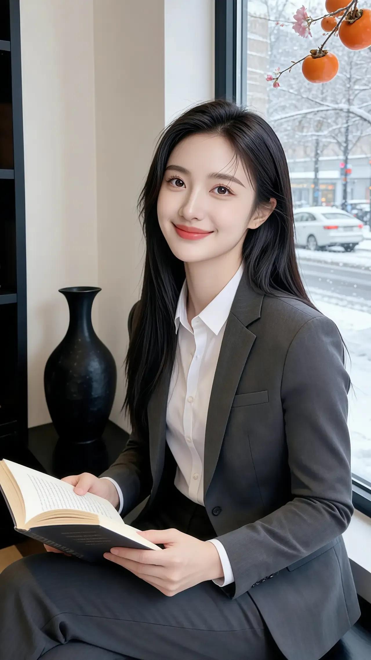 职业装搭配要在稳重的基础上展现自己的特色，这样才能在职场脱颖而出。