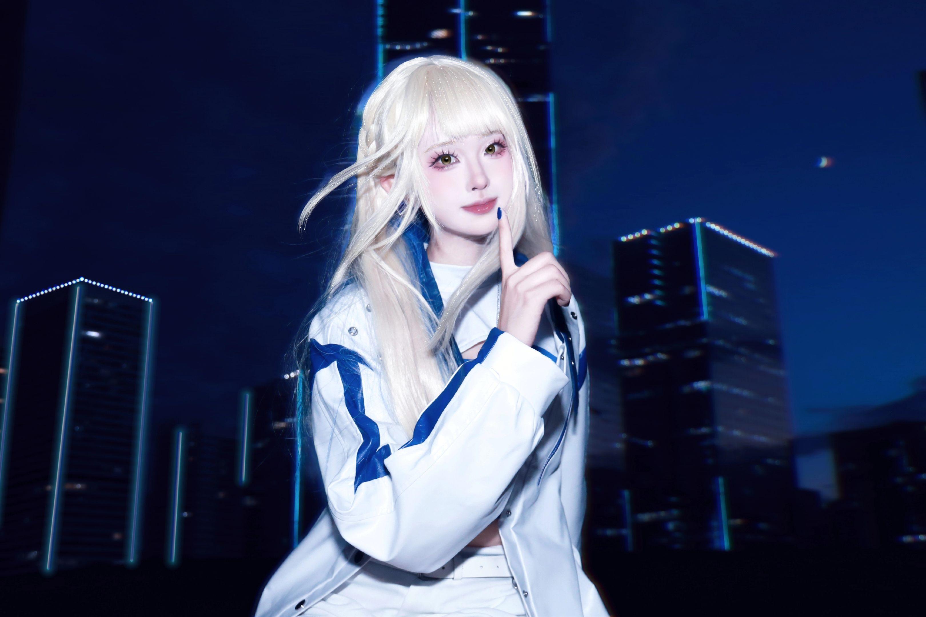 二次元 coser pjsk 小豆泽心羽cos 小豆泽心羽