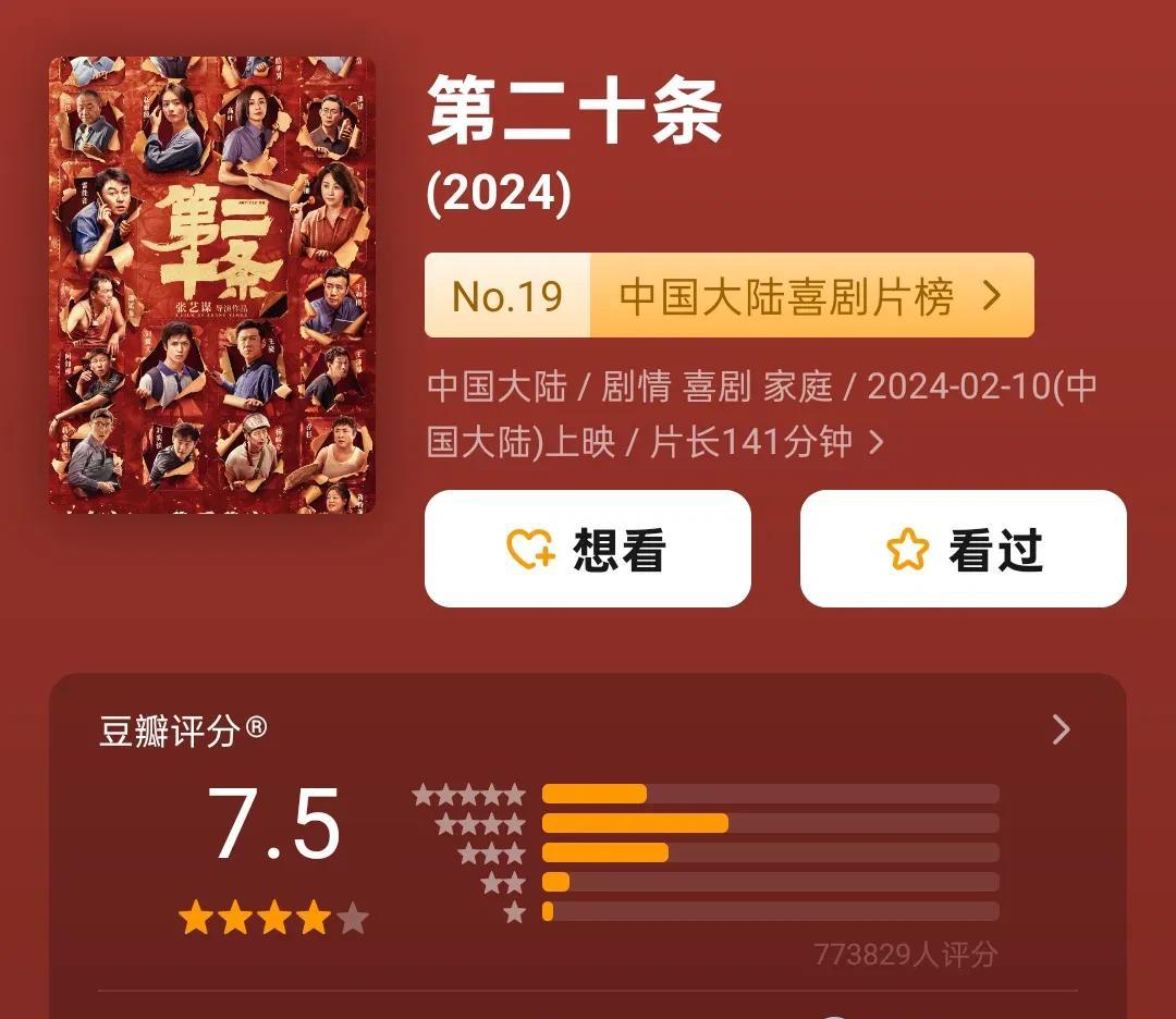 同样是全明星阵容，陈可辛不如张艺谋，或者说，眼下没有那个导演能够像张艺谋这样完美