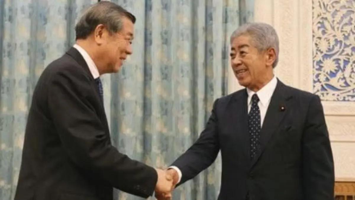 日本前外相岩屋毅率领经贸代表团访问北京，向中方专门提出日方急需的“稀土”问题。