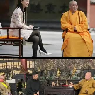 同样是到少林寺拜会，同样是明星，可于荣光和李湘的待遇确是天差地别。于荣光去的