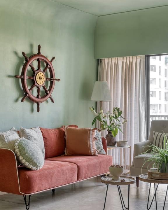 绿色温柔打底，满室都是春天的氛围🌿要论什么装修风格耐看且经典大气?家居