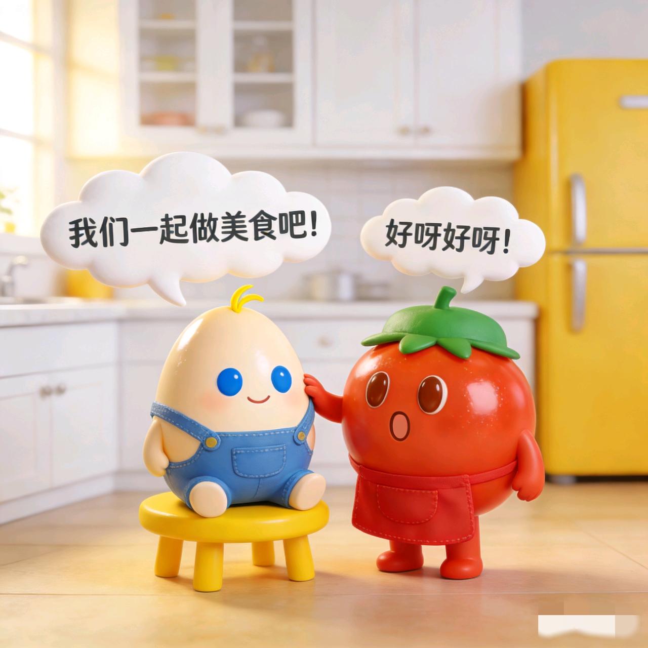 鸡蛋[哭哭]：老婆，你能不能降降价啊？昨天主人买菜，盯着你看了半天，最后只买