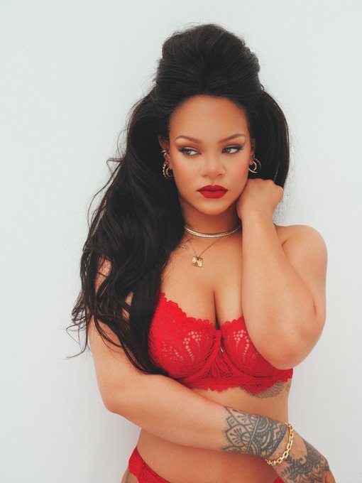 Rihanna个人内衣品牌SavageXFenty新宣传图​​​