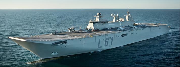 每天认识一件兵器西班牙“胡安·卡洛斯一世”号战略投送舰“胡安·卡洛斯一世”号是