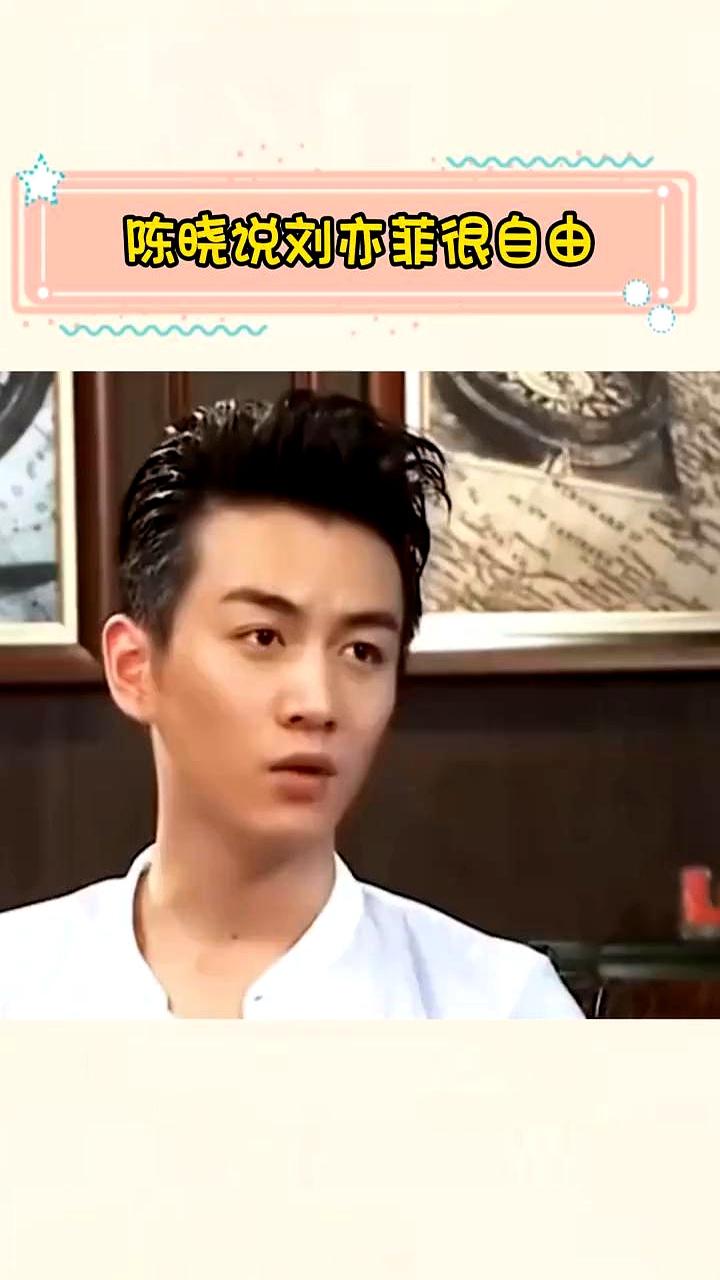陈晓说刘亦菲很自由。我现在才懂，陈晓拍完《梦华录》就说羡慕刘亦菲。