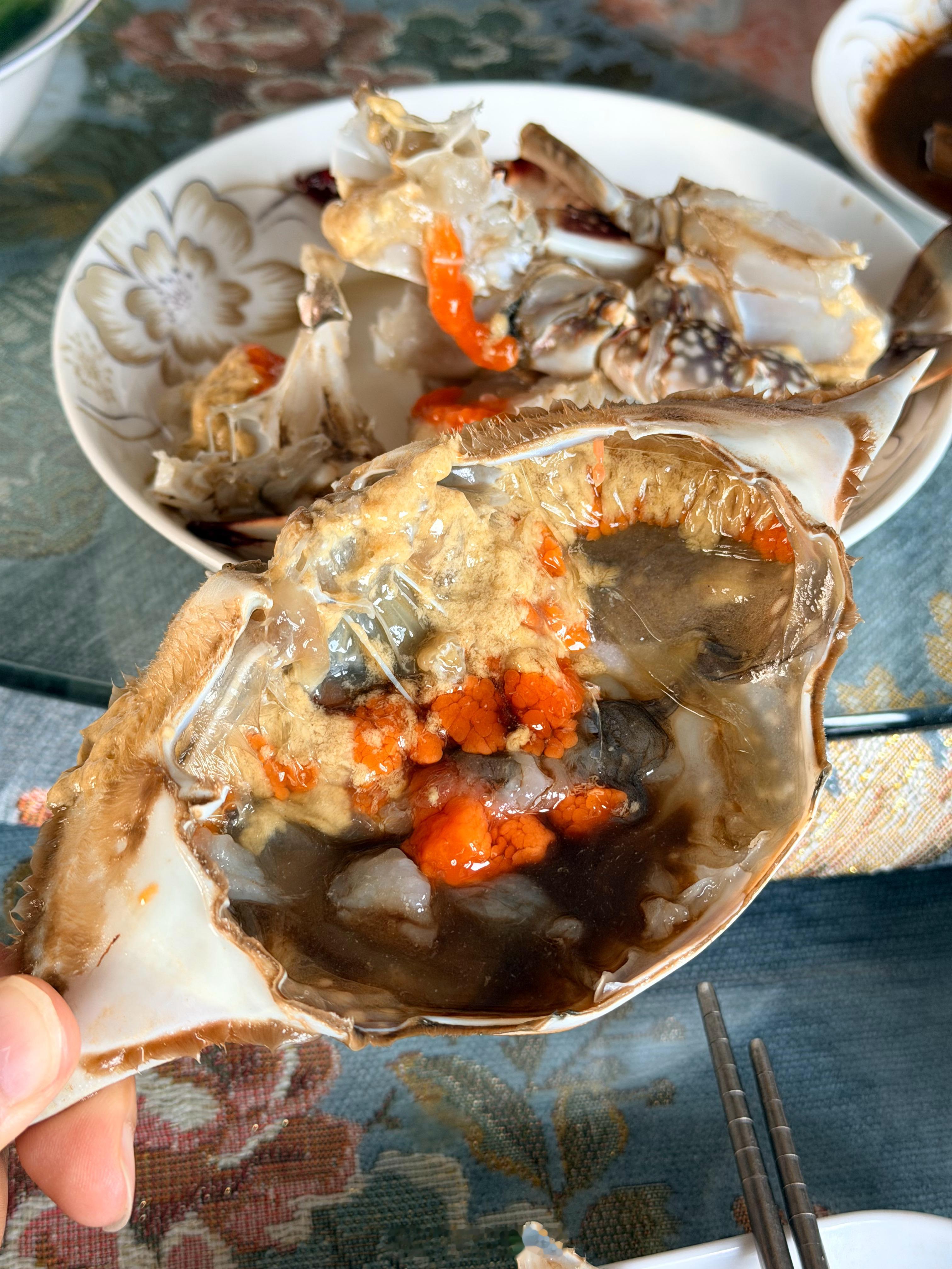 仅小部分人能接受的地方美食——咸呛蟹​​​