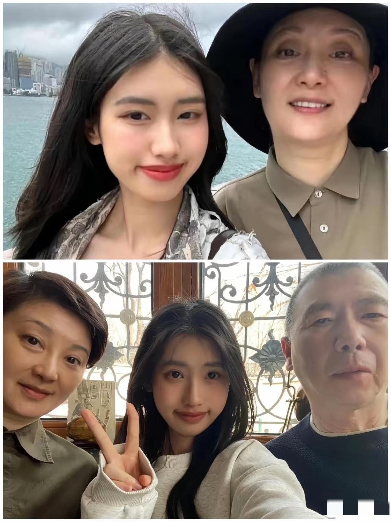 是真的就解释通了。冯小刚凸嘴，养女也凸嘴，长的越来越像徐帆。白癜风有遗传