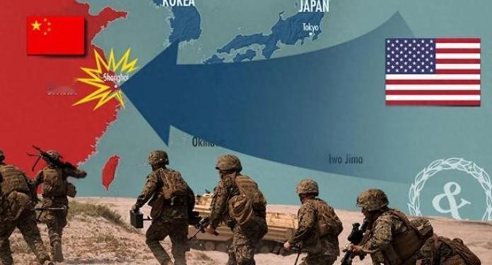 美军反华出奇招！登陆台湾，不如直扑上海？美司令警告：打不过，直接丢核弹。美国