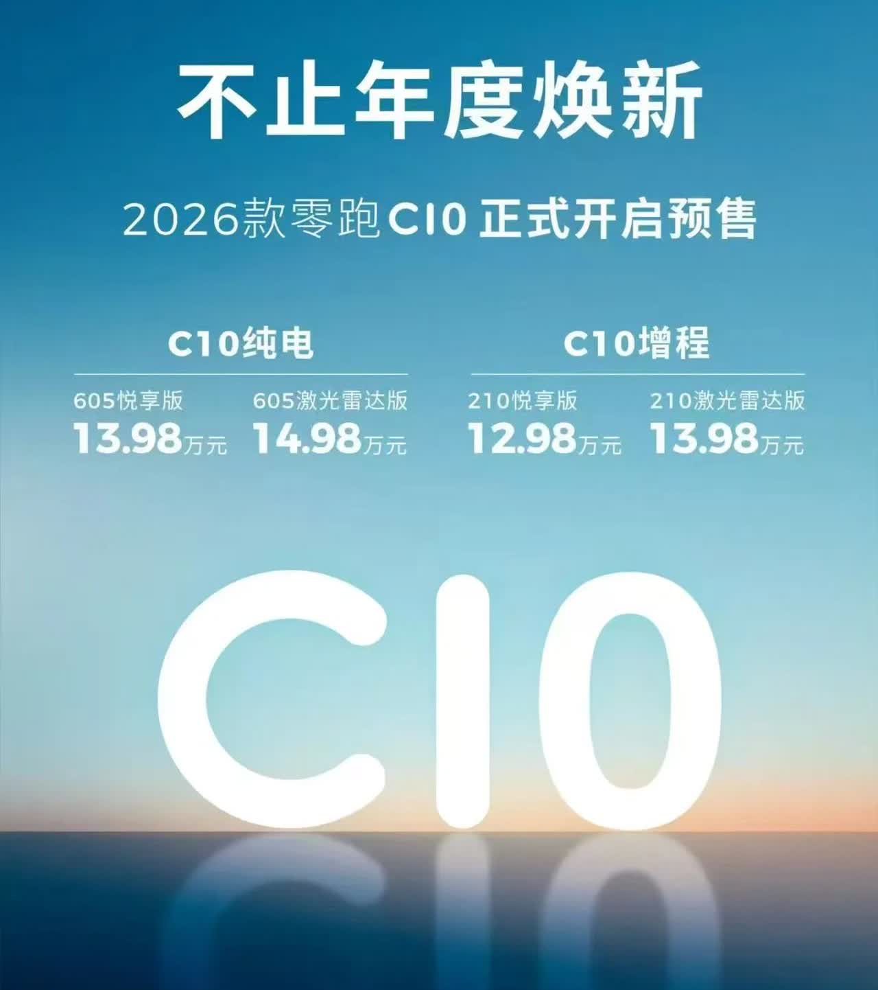 一觉醒来26款C10来了，13.98万买激光雷达端到端。4月30日，2026
