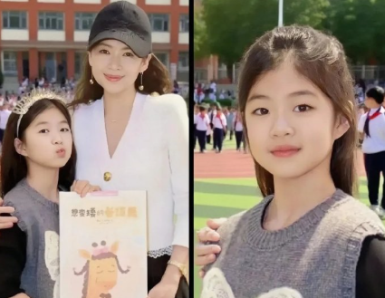 基因这东西真的不服不行！刷到章子怡晒的女儿庆生照，完全没认出是醒醒。小时候全网