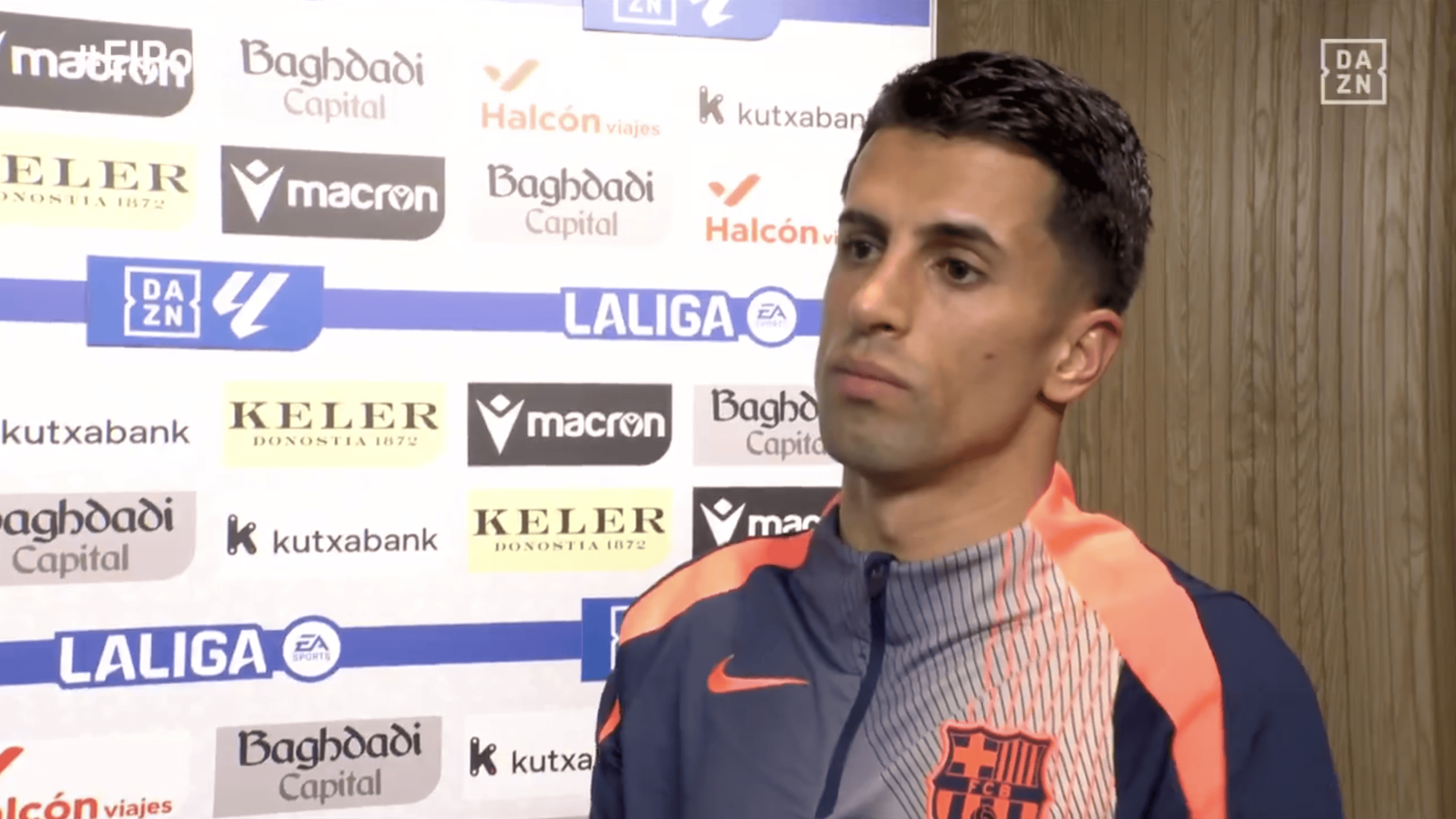 坎塞洛: 只要巴萨需要我提供帮助, 我都会非常乐意去做