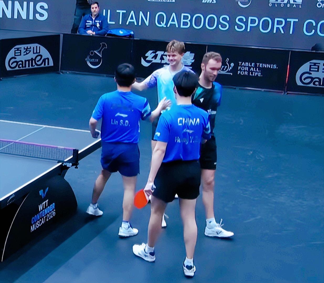 愁眉不展的林诗栋，终于露出了笑容！今天林诗栋/黄友政！3:0拿下了皮卡德/