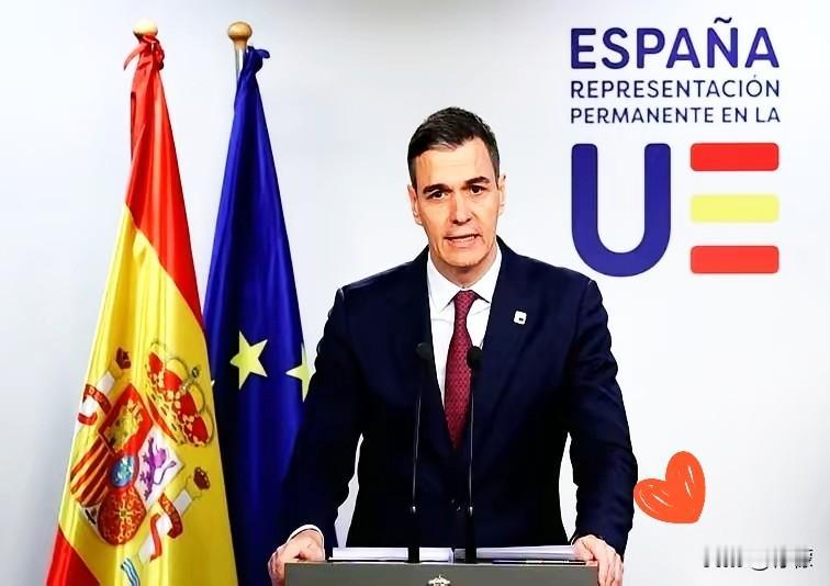 西班牙首相桑切斯，凌晨直接开了个记者会。对着全世界的面，把特朗普那个“和平委