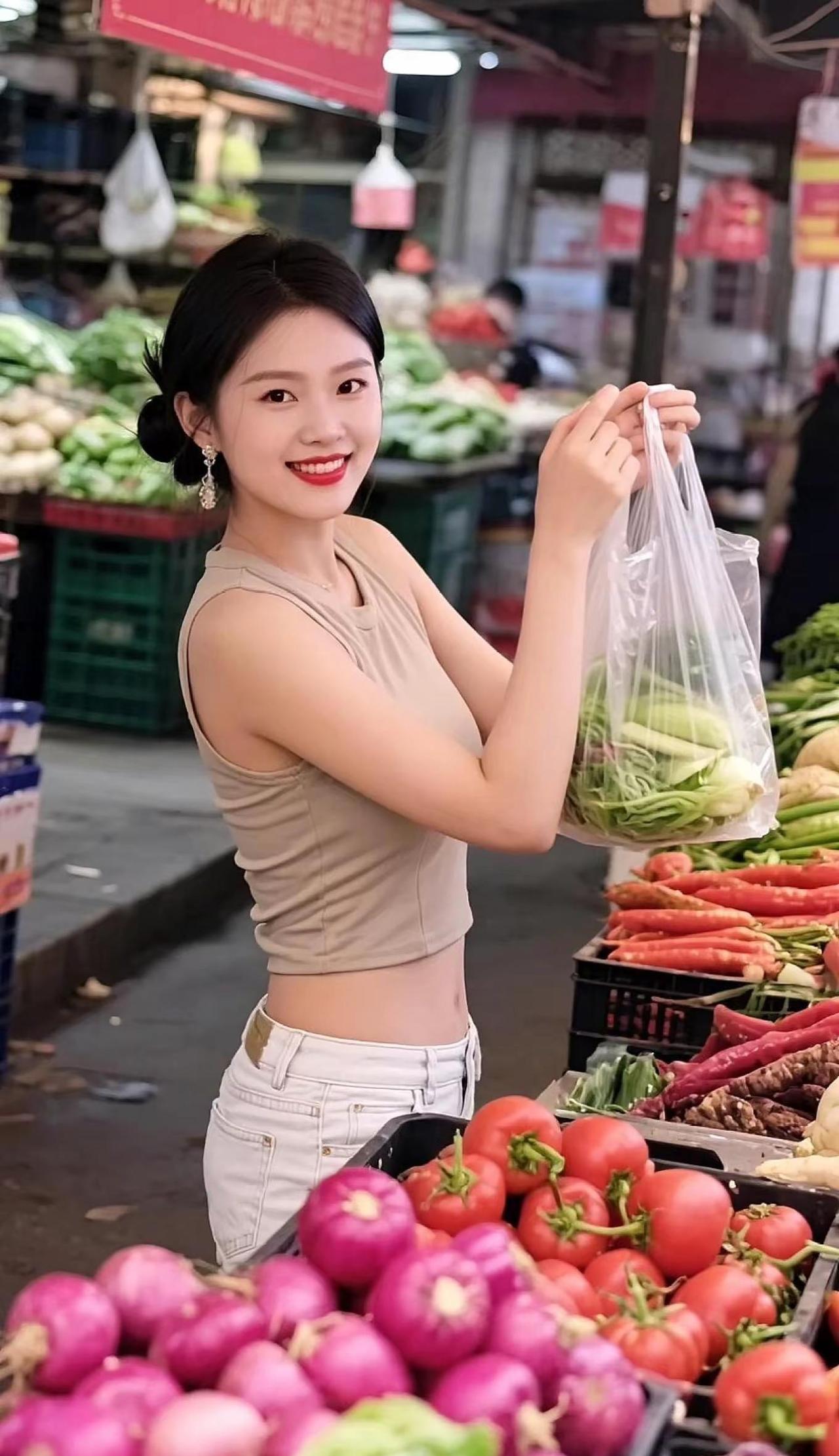 内容由Al生成制作。AI菜市随拍