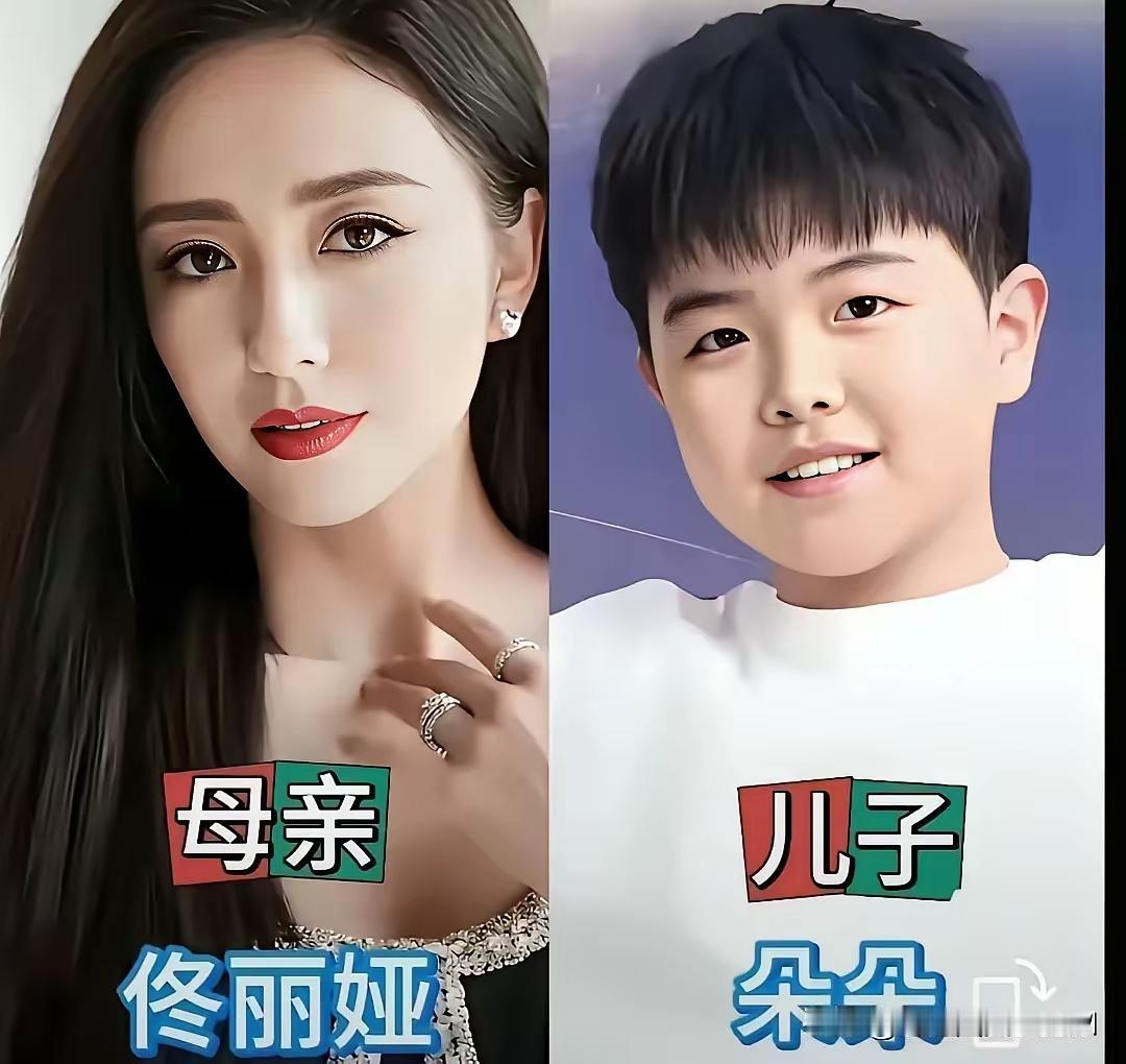 各大女星儿子颜值对比看来看去还是杨颖的儿子最帅