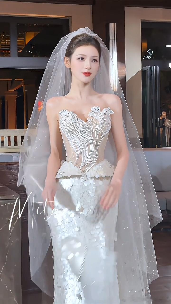 张予曦三亚婚纱周活动造型这这这姐姐都美成啥样了