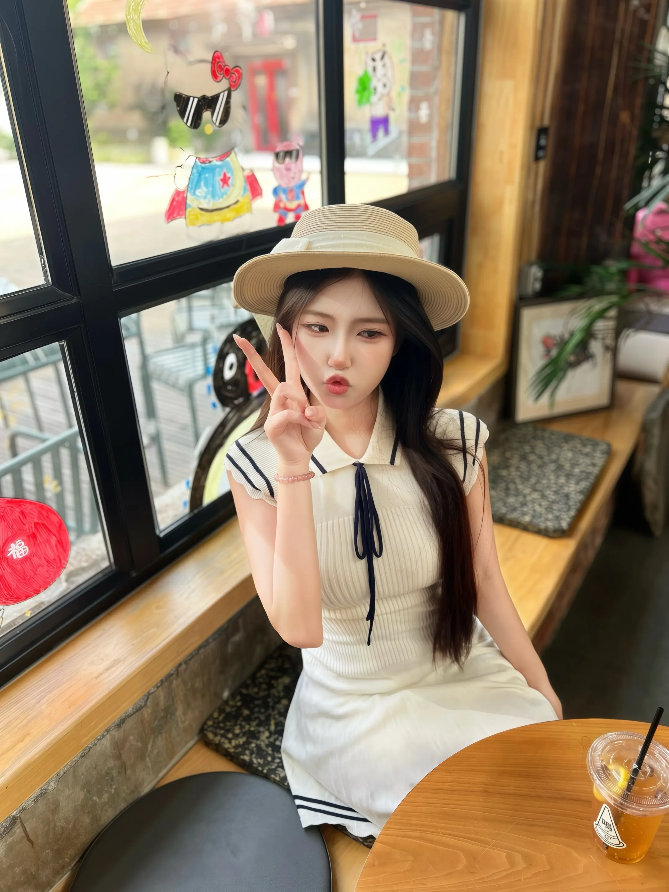 把我们衣服纽扣互扣那就不用分离