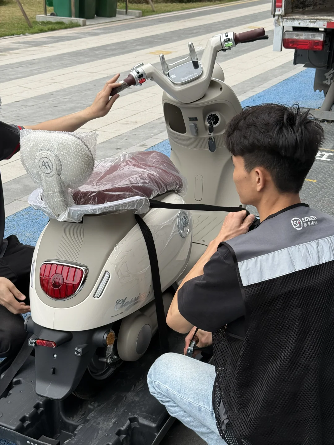 网购的电动车，滴滴滴响不适合社恐人士