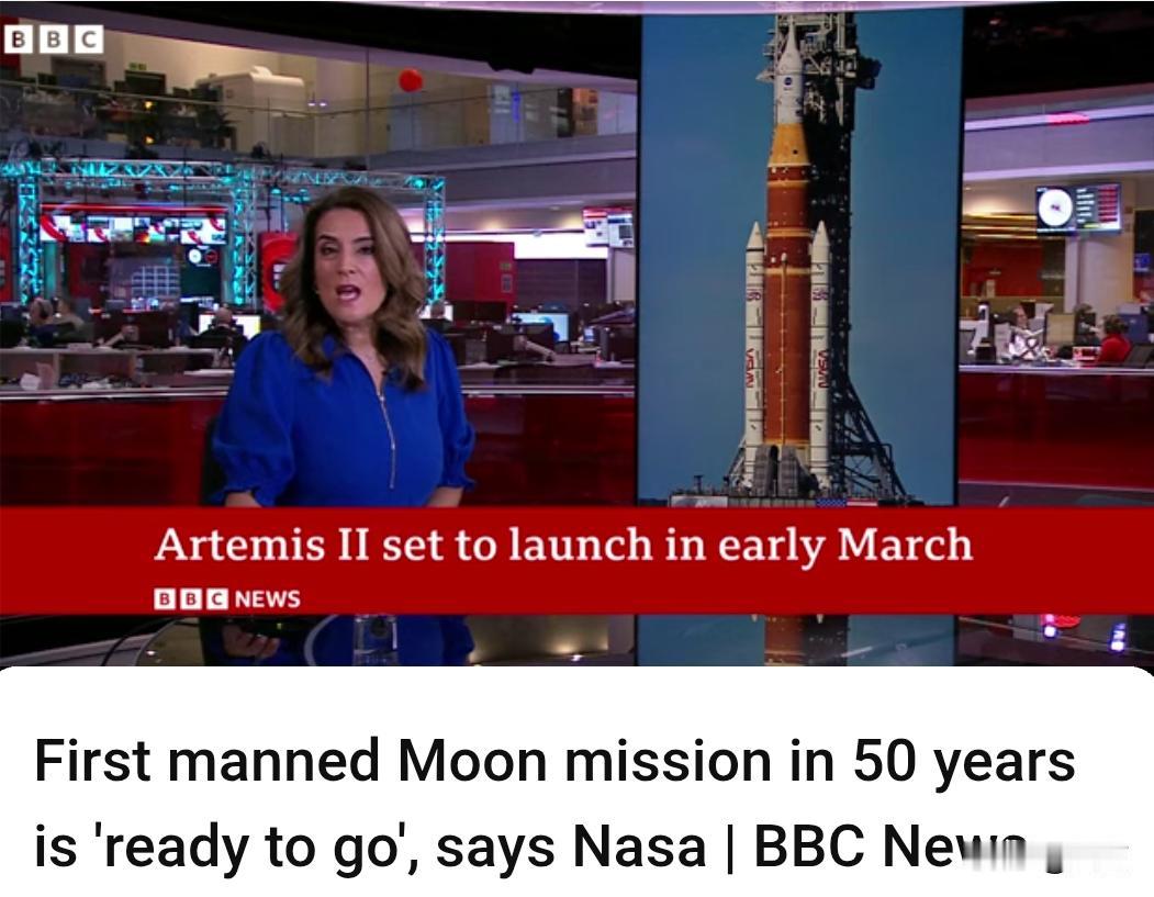 外媒:美国宇航局称，50年来首次载人登月任务“准备就绪”…据外媒2月21报道