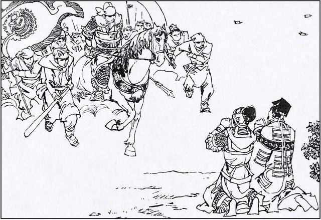 靠磕头化险为夷的朱武，不丢人作为二龙山的大当家，动不动就磕头下跪，在崇尚武力