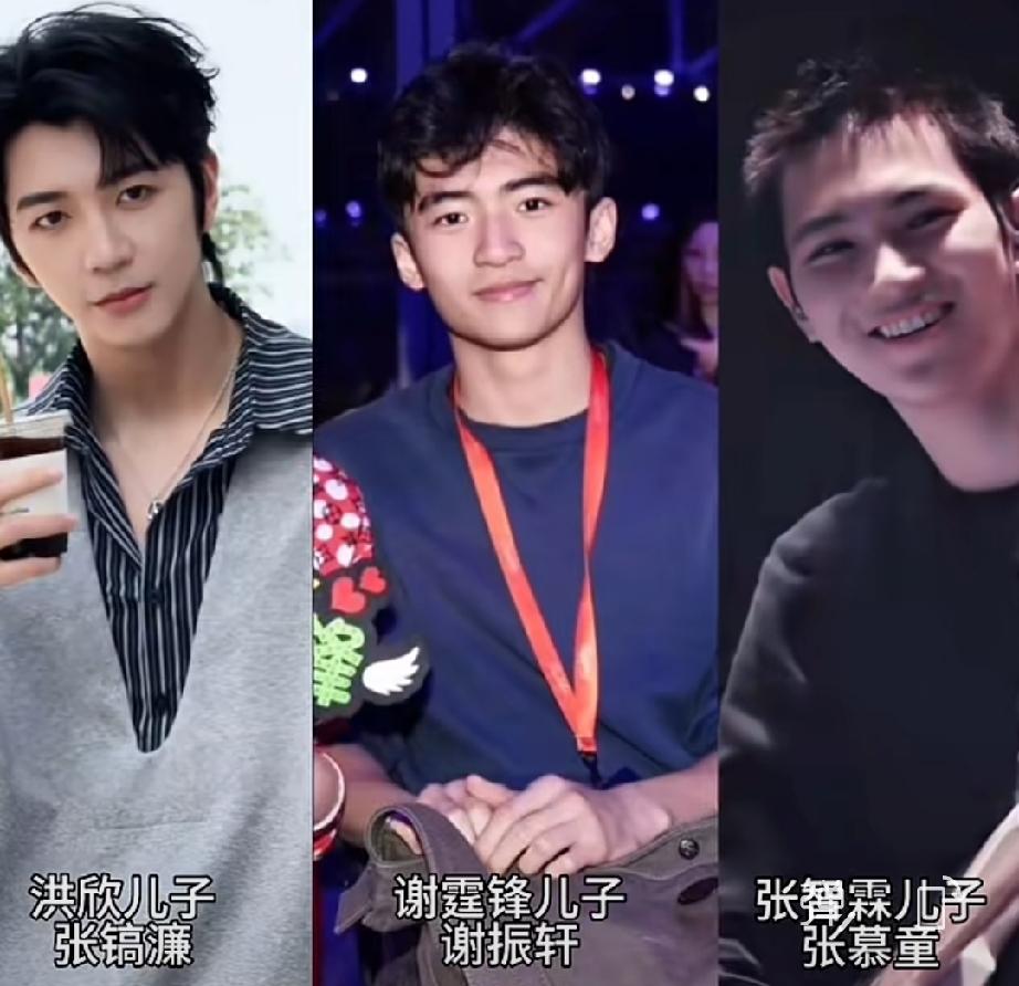 三大高颜值星二代同台比拼！张慕童、谢振轩、张镐濂。父辈都是娱乐圈颜值天花板，
