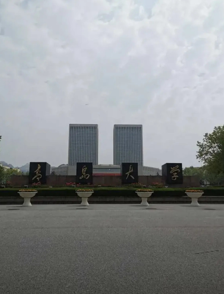 原来，青岛大学有三张脸。第一张图片是有头有脸的青岛大学。第二张图片是每年靠毕