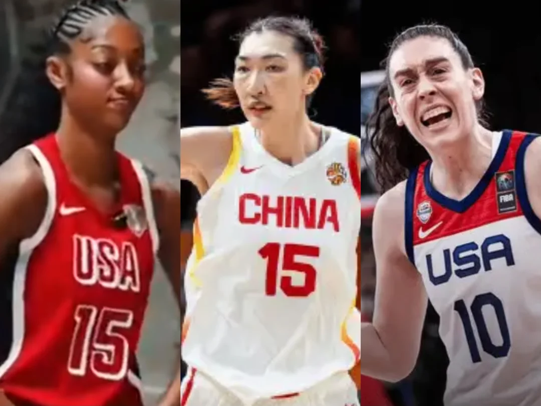 来看看韩旭与斯图尔特、里斯3位WNBA中锋在世界杯小组赛的表现：1、里斯（美国女篮）——24岁，身高