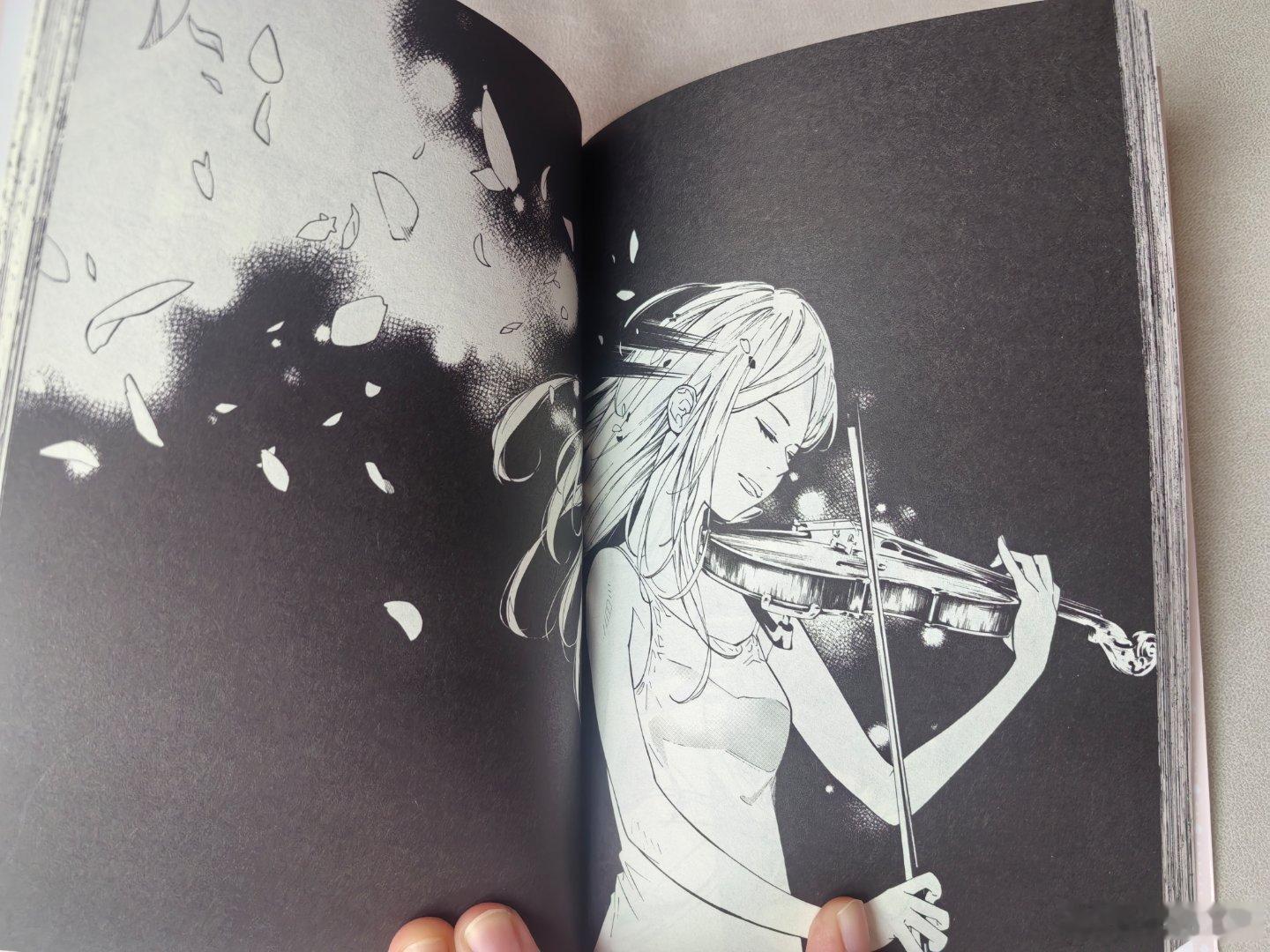 在五月底看完了四月是你的谎言的漫画版。14年10月步入高三，能追的动画很有限，当