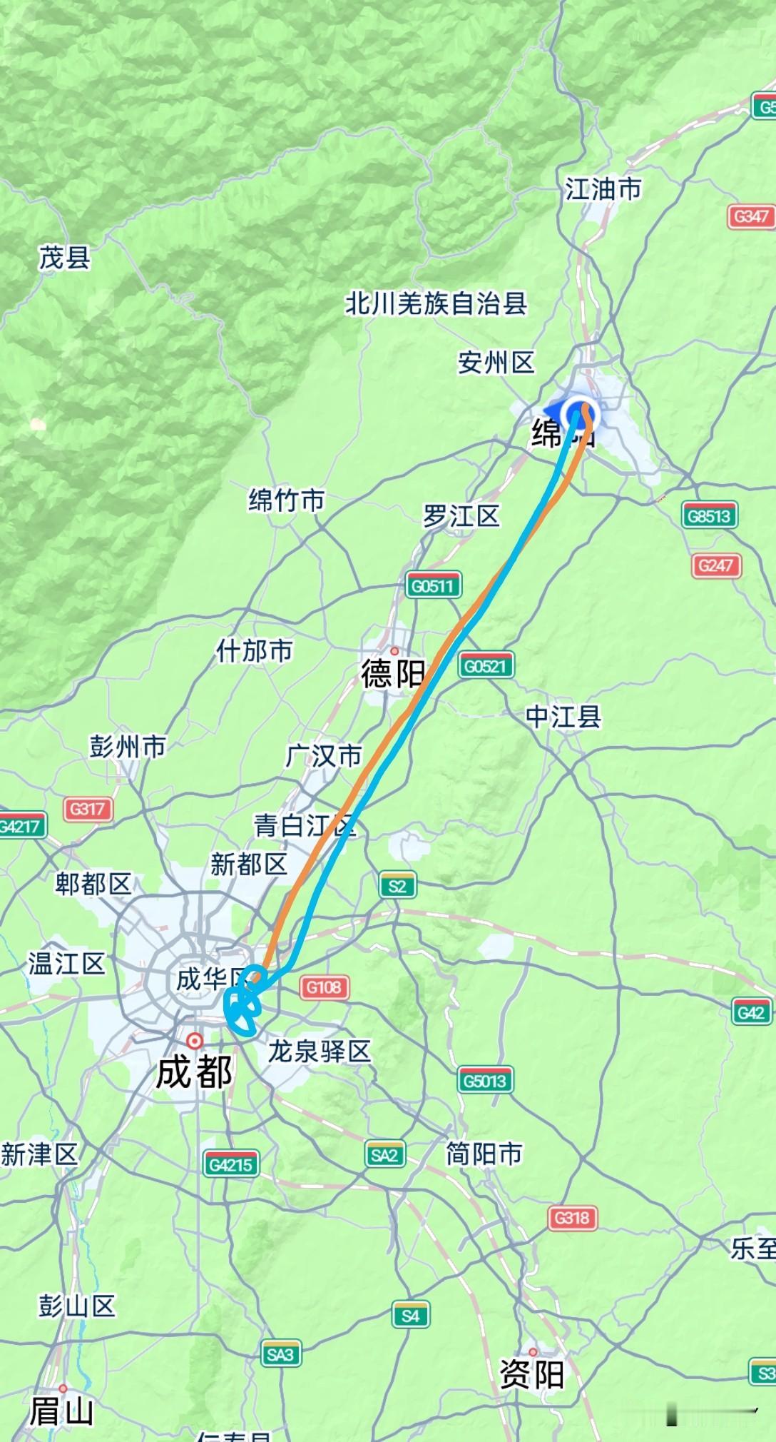 绵阳至成都的电动大巴车将挑战高铁这种运输方式，最大优势是便宜，只要十几块钱，远低