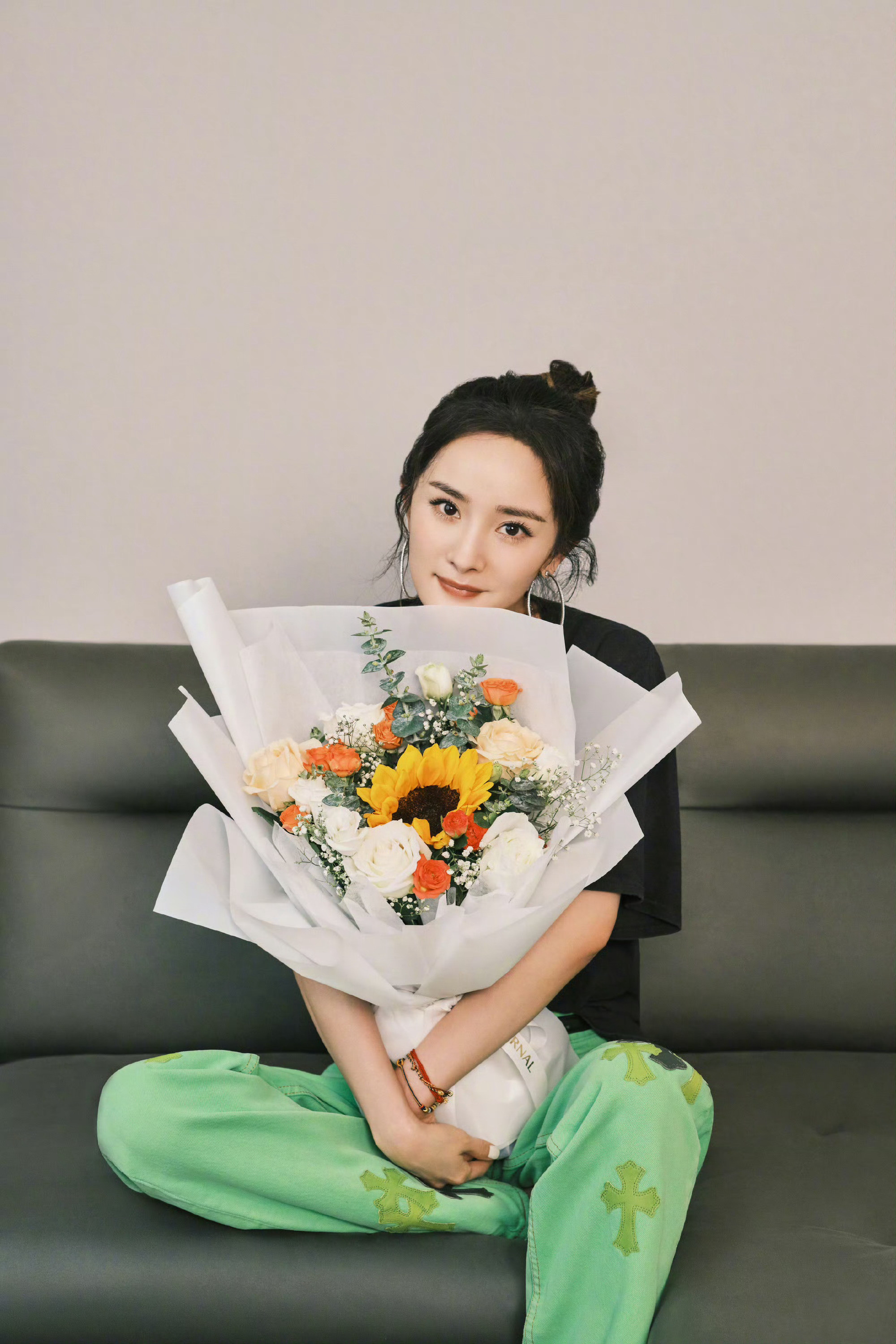 杨幂小幂美图，早安，世界。