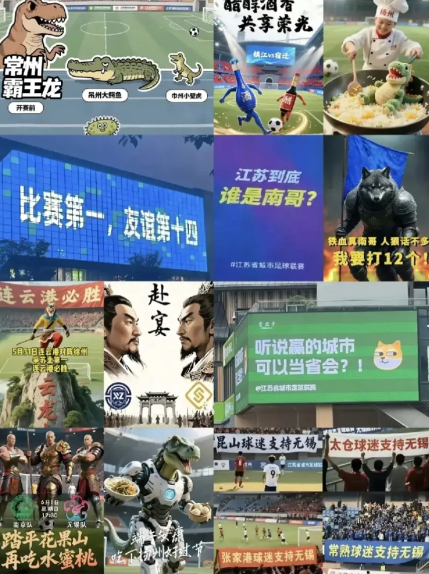 太湖三白变成太湖三傻，苏超足球赛垫底！苏锡常搞经济行，搞体力劳动真不行！这次苏超