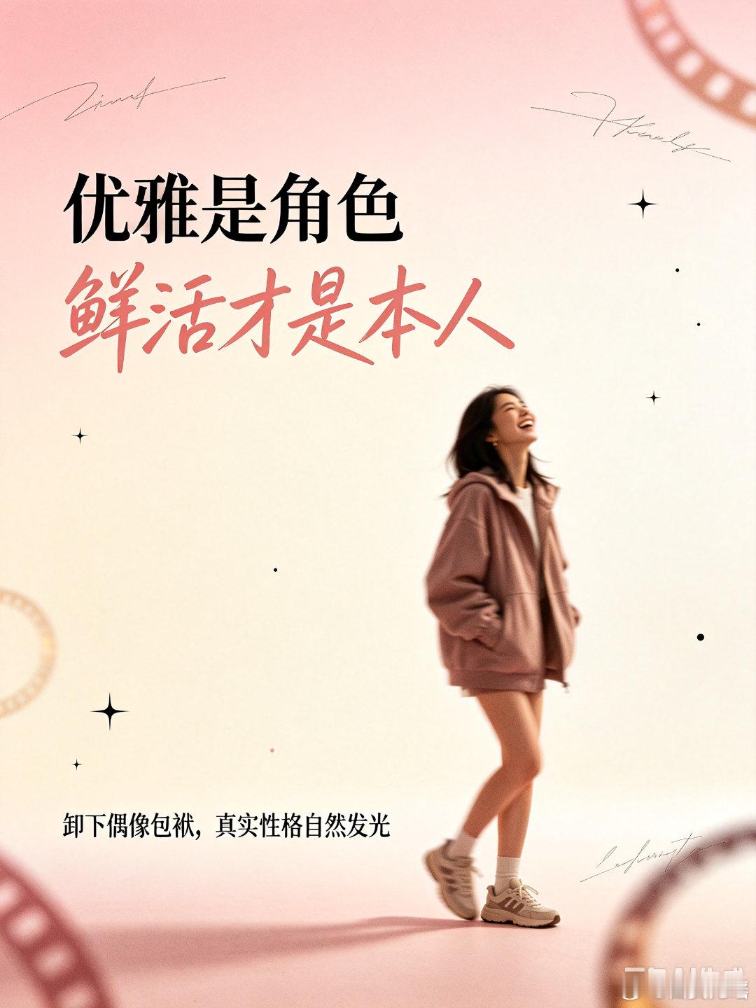 感觉景甜私下其实也是个搞笑女荧幕里是气质华贵的“人间富贵花”，《司藤》登场时气场