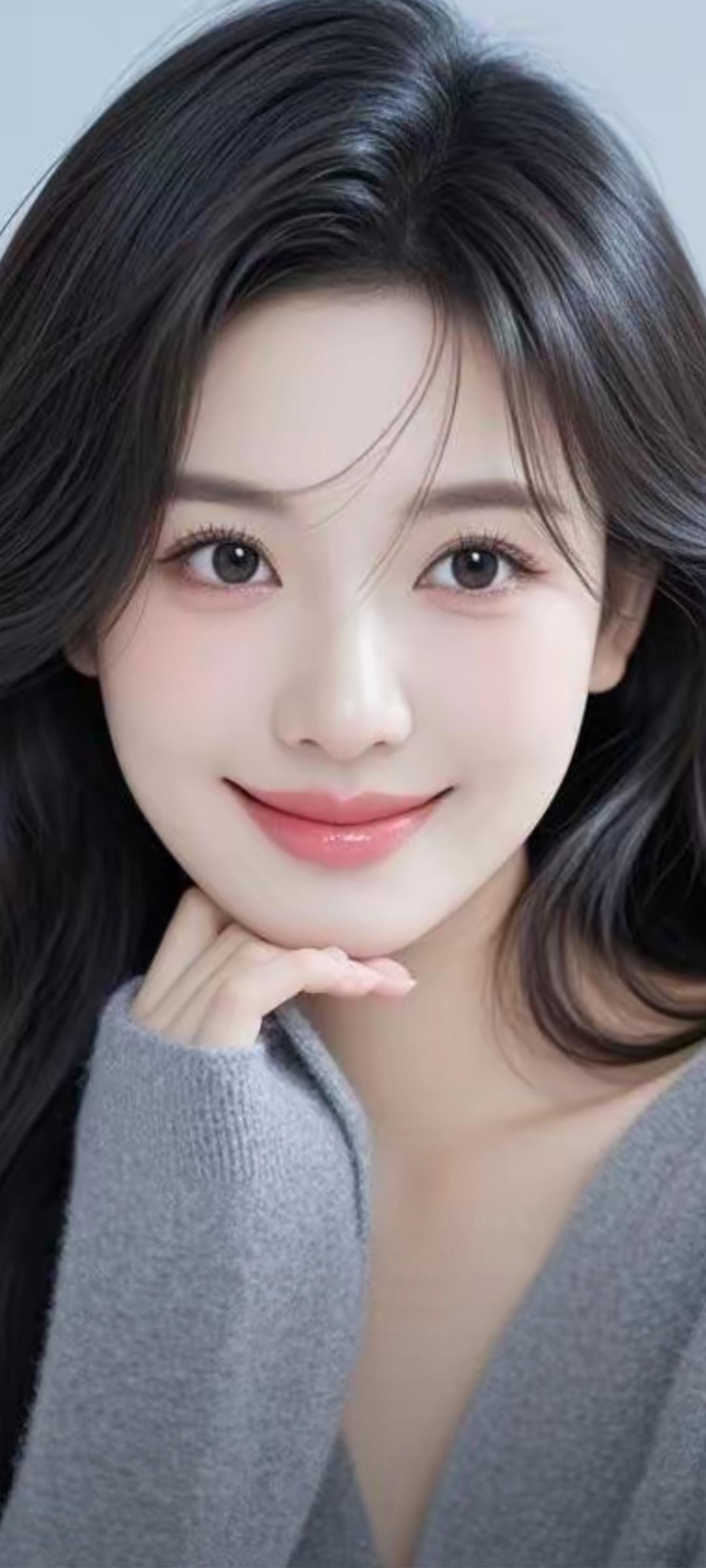 温柔甜美的微笑，让人心动的女神！😊✨