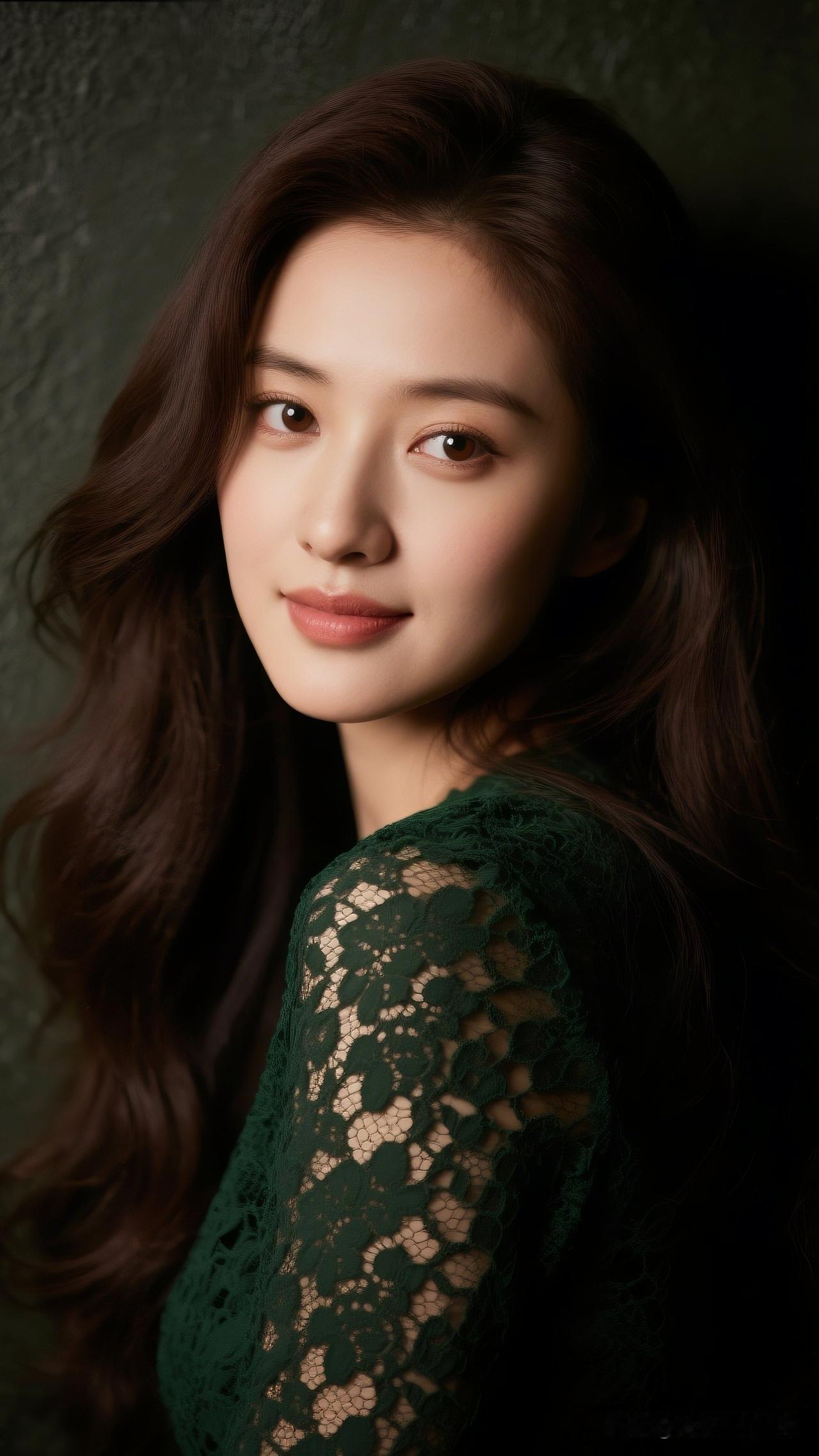 绿衣美人笑，如花映春光。如何通过摄影表现女性的气质美优雅气质，绿意盎然，蕾丝的