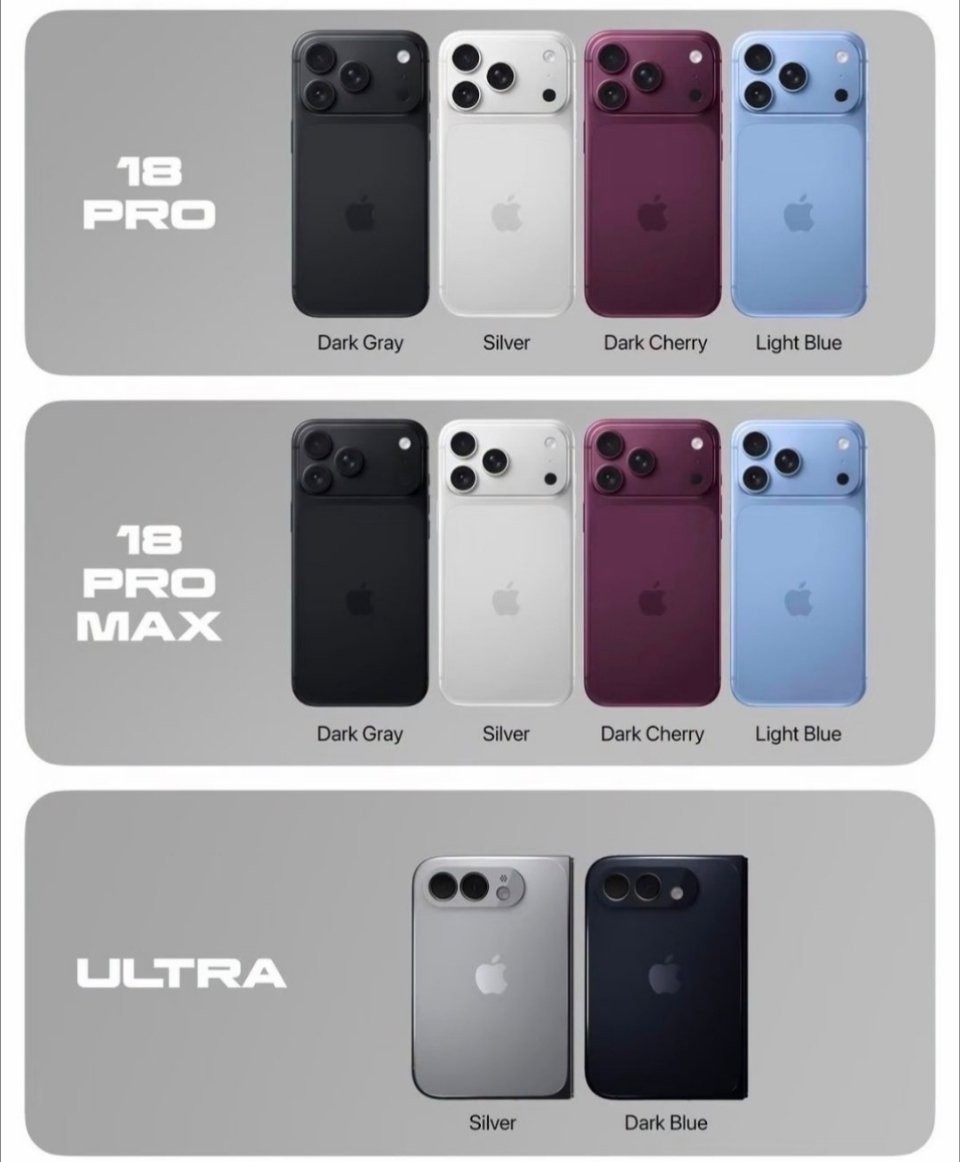 iPhone18Pro售价曝光iPhone18Pro最便宜的版本256G都要