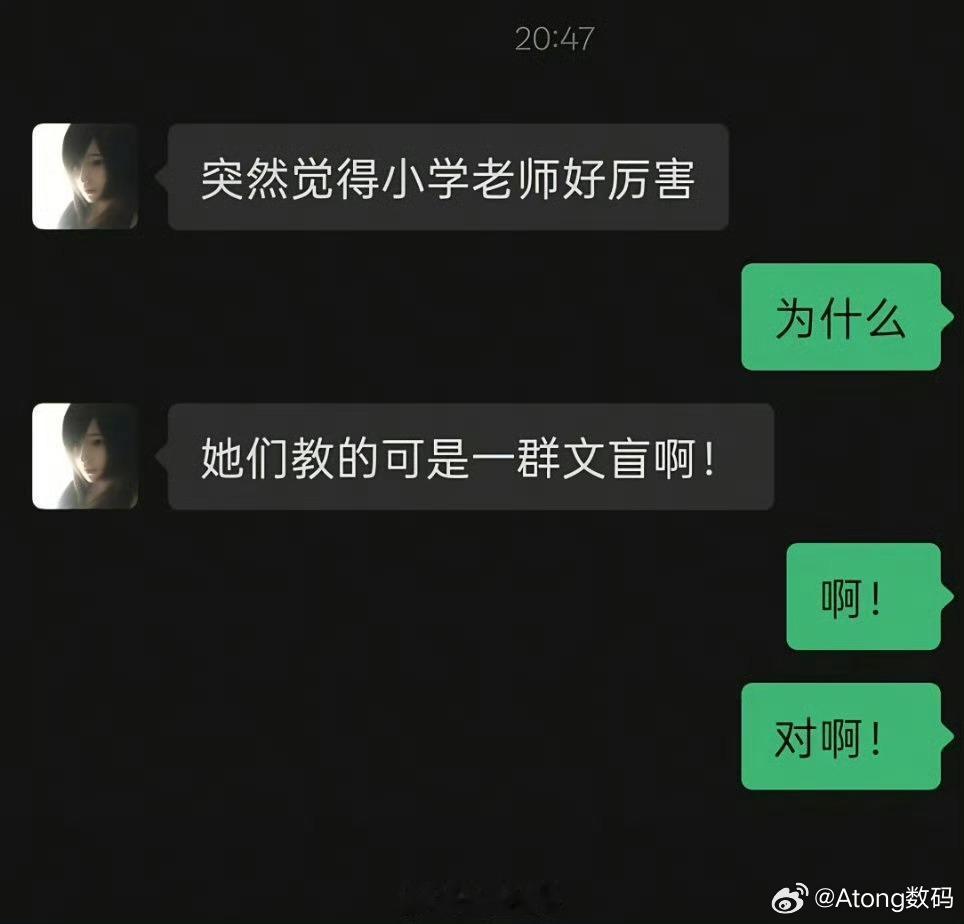 突然觉得小学老师好厉害小学未开智不识字的时候确实是文盲现在很多家长追求赢在起跑线