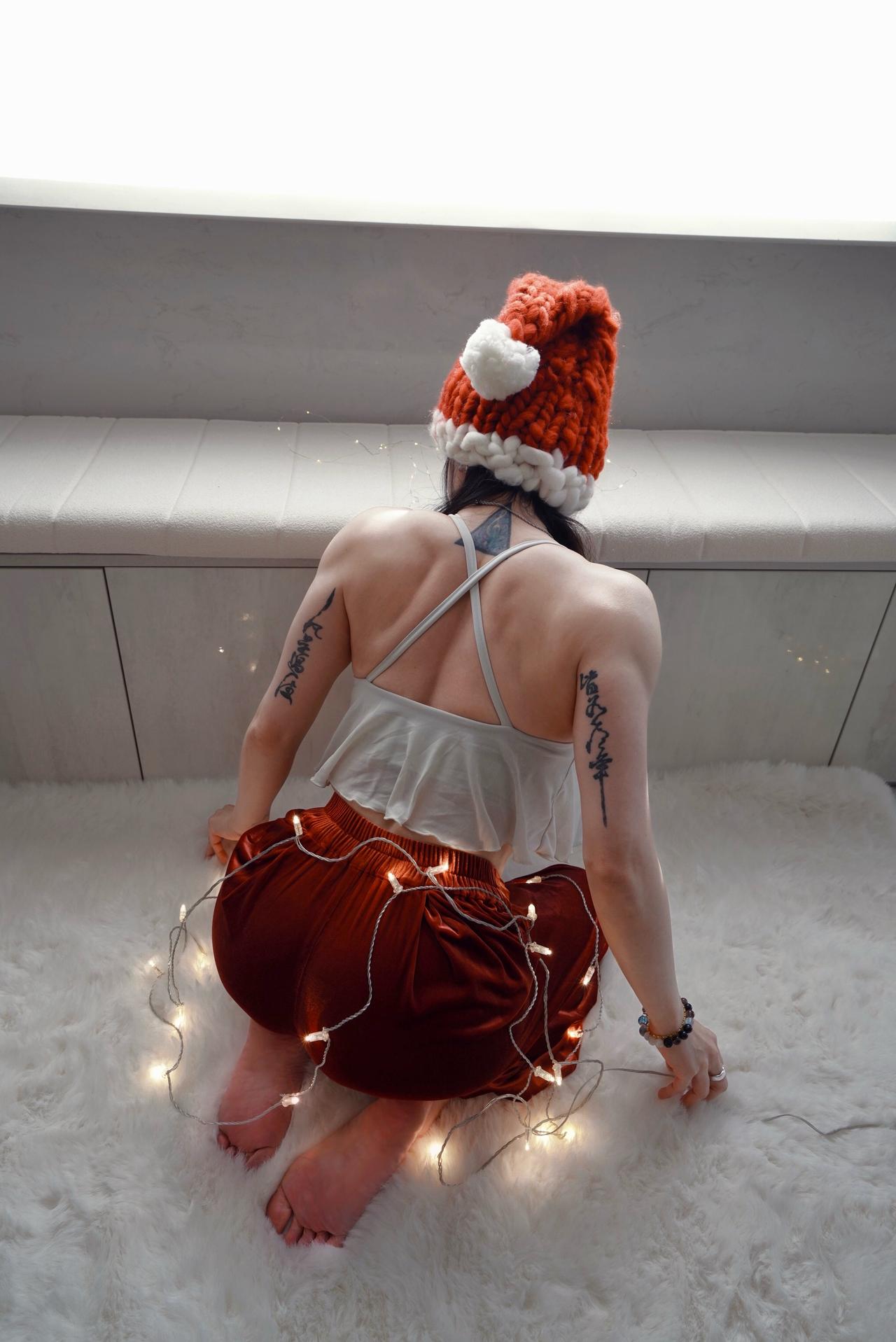 瑜伽拍照瑜伽女孩爱瑜伽的小姐姐