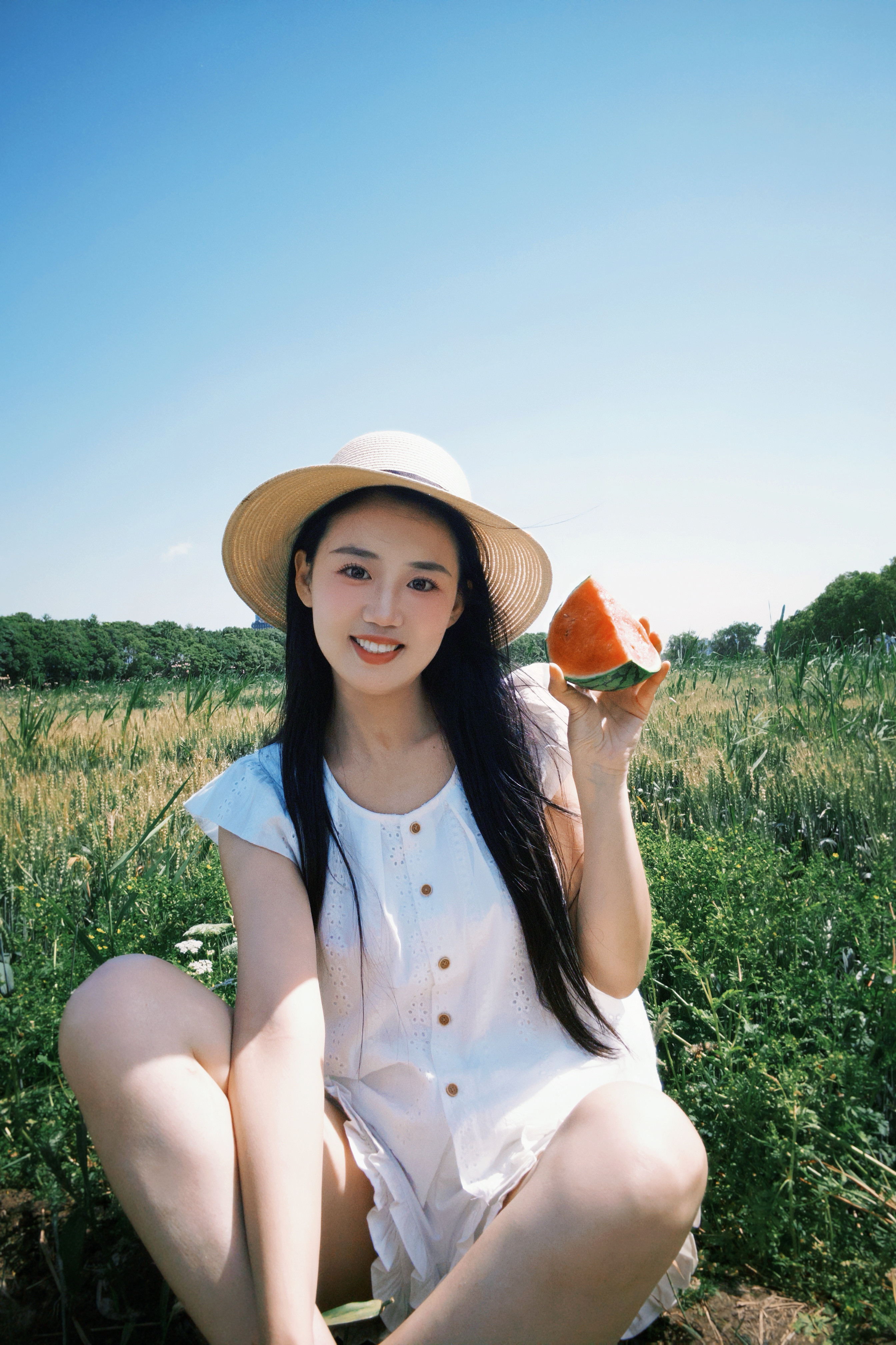 麦田里西瓜味的夏天🍉🫧（抓住本周最后一个晴天​​​